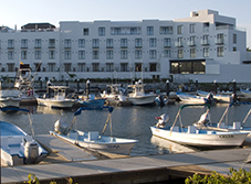 Hotel El Ganzo and the marina of Puerto Los Cabos