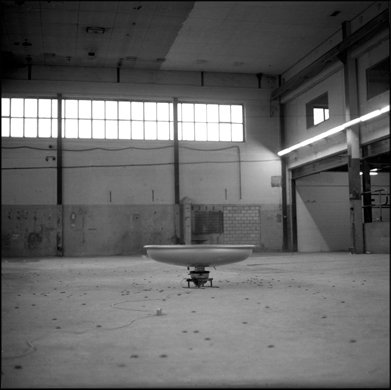 Work for Aluminium Bowl, Motor and Bottletops, 1990