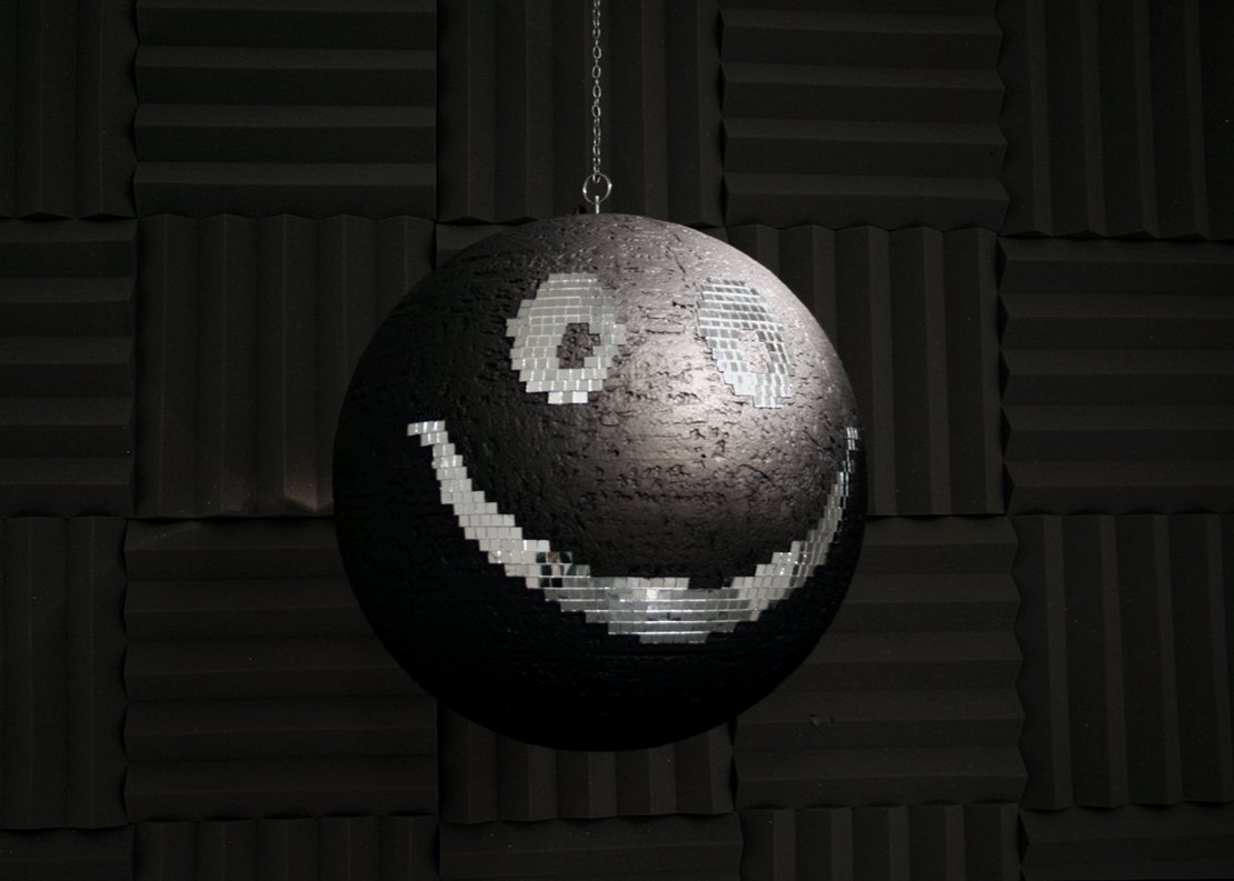 Death Star, carved mirror ball